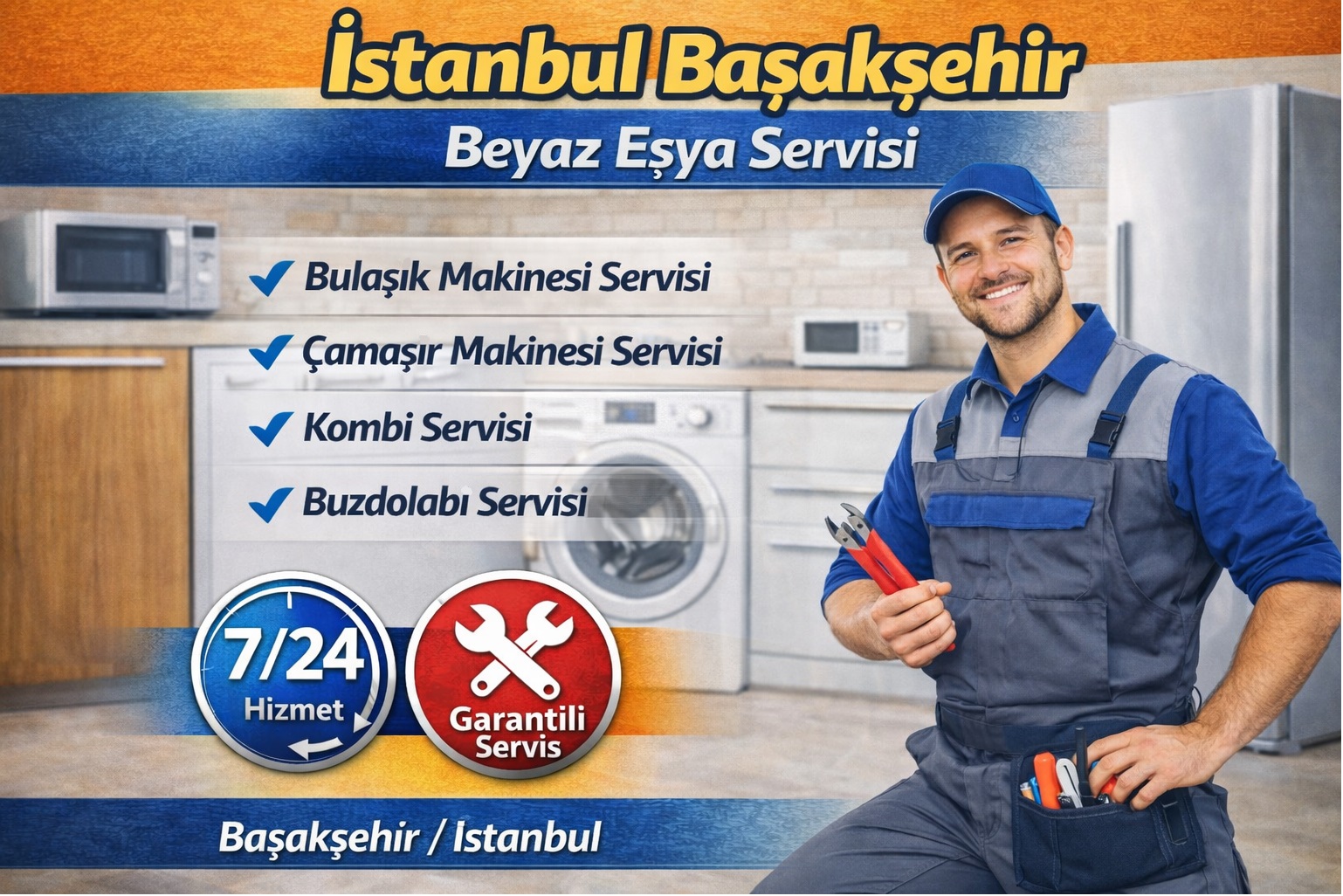 İstanbul Başakşehir Beyaz Eşya Servisi