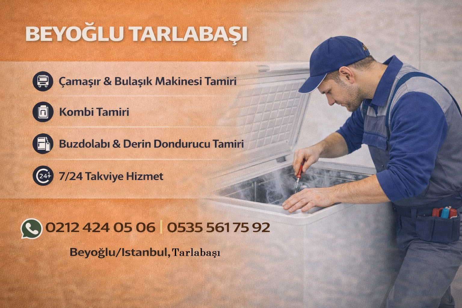 Beyoğlu Tarlabaşı Beyaz Eşya Servisi