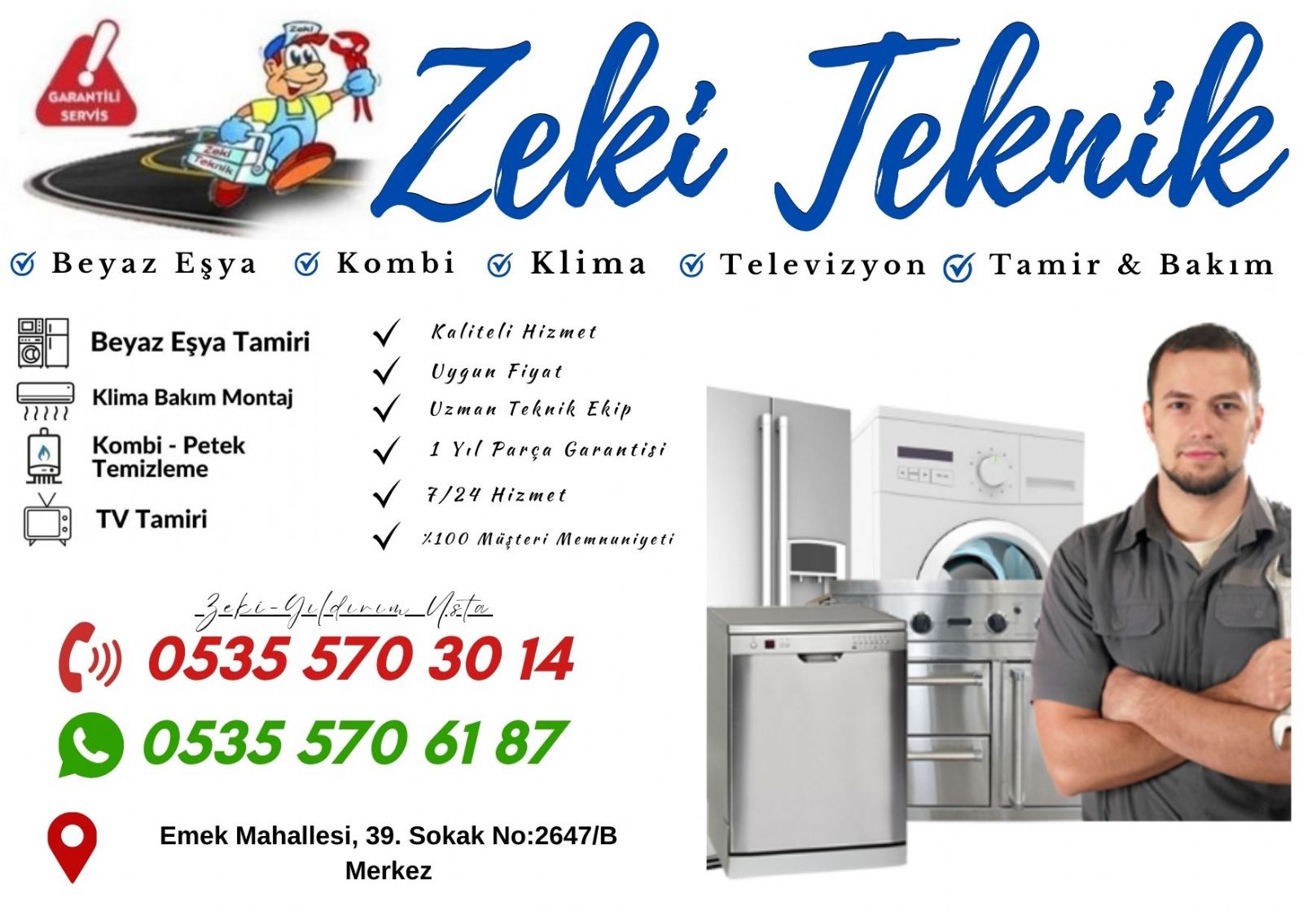 Emek Beyaz Eşya Servisi
