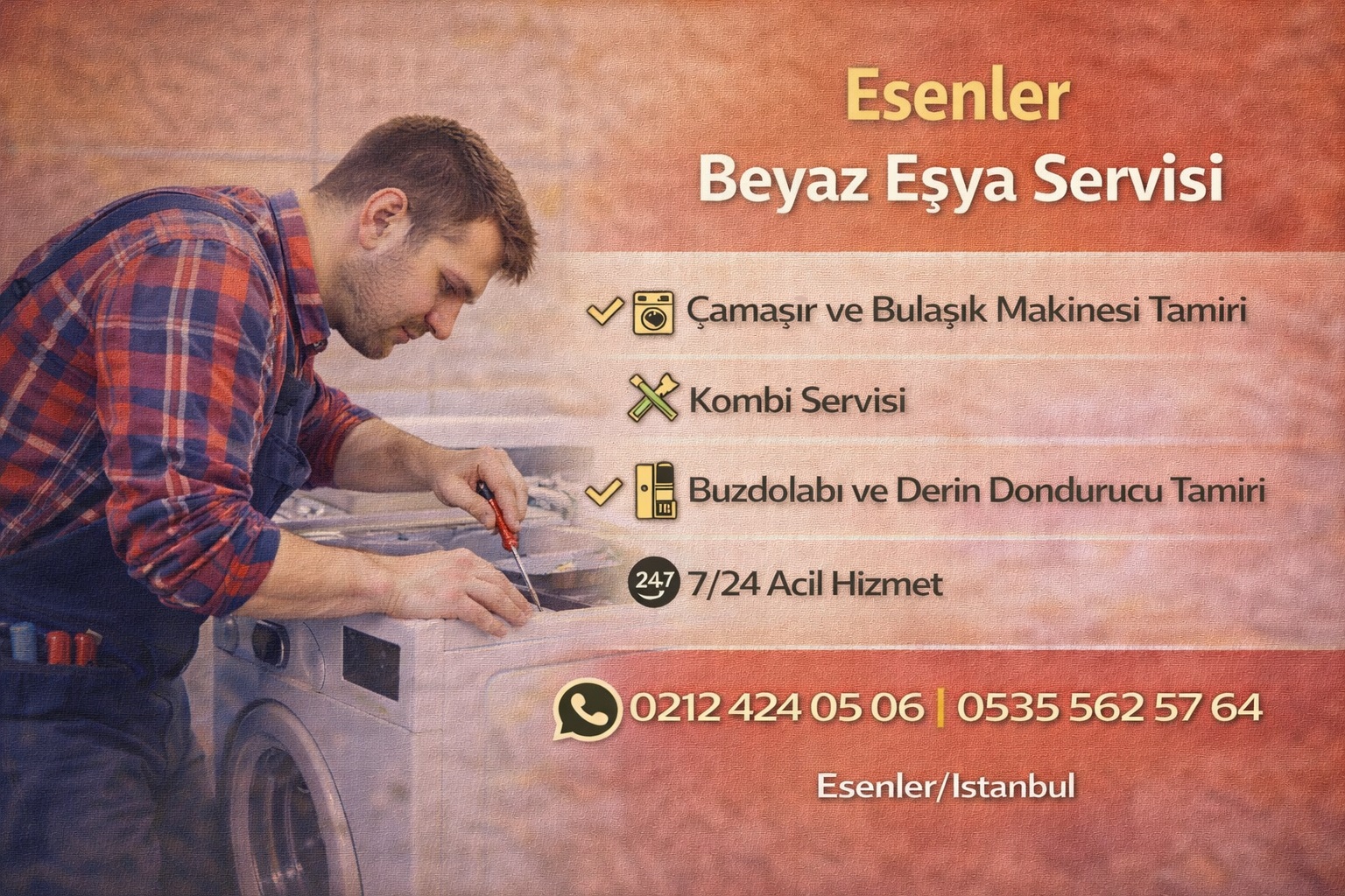 Esenler Beyaz Eşya Servisi