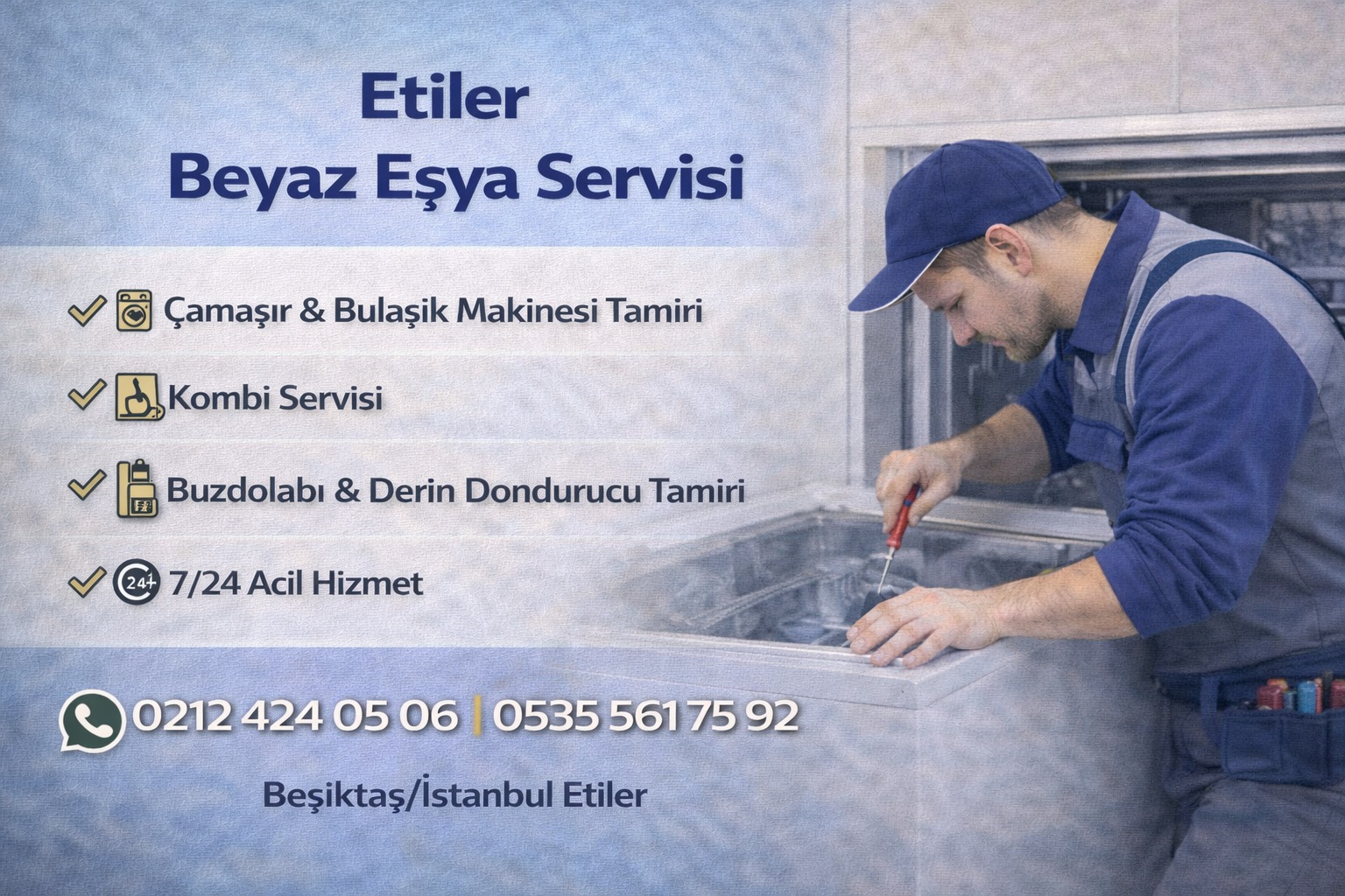 Etiler Beyaz Eşya Servisi
