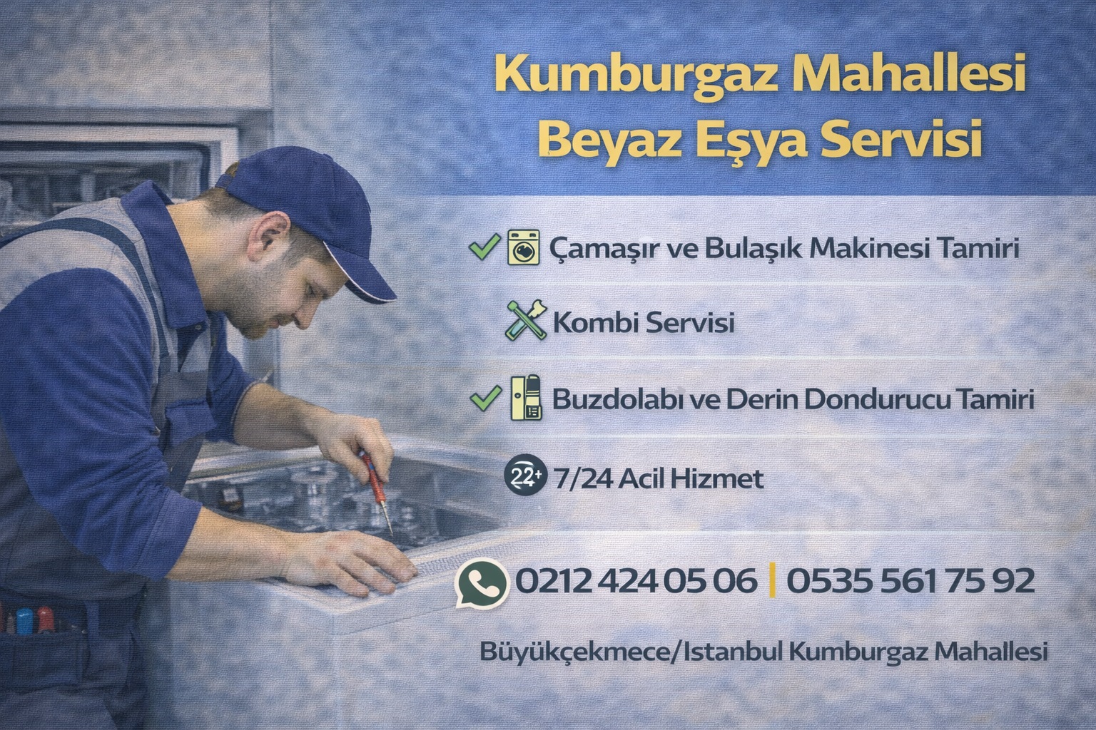 Büyükçekmece Kumburgaz Beyaz Eşya Servisi