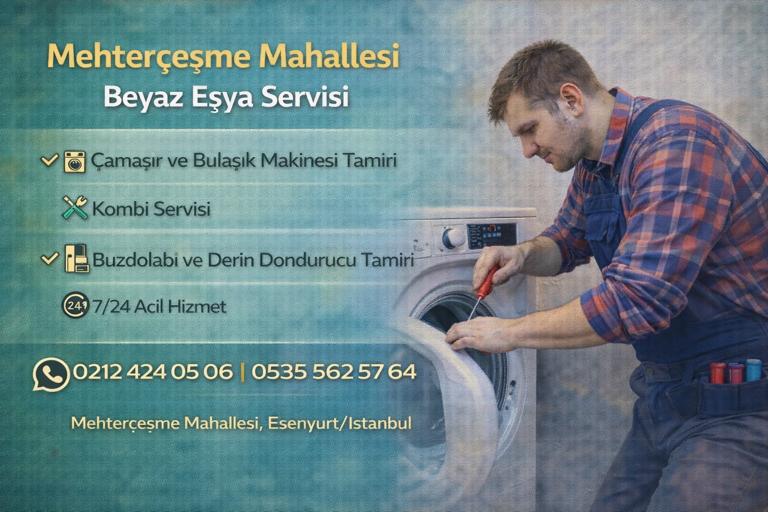Esenyurt Mehterçeşme Beyaz Eşya Servisi