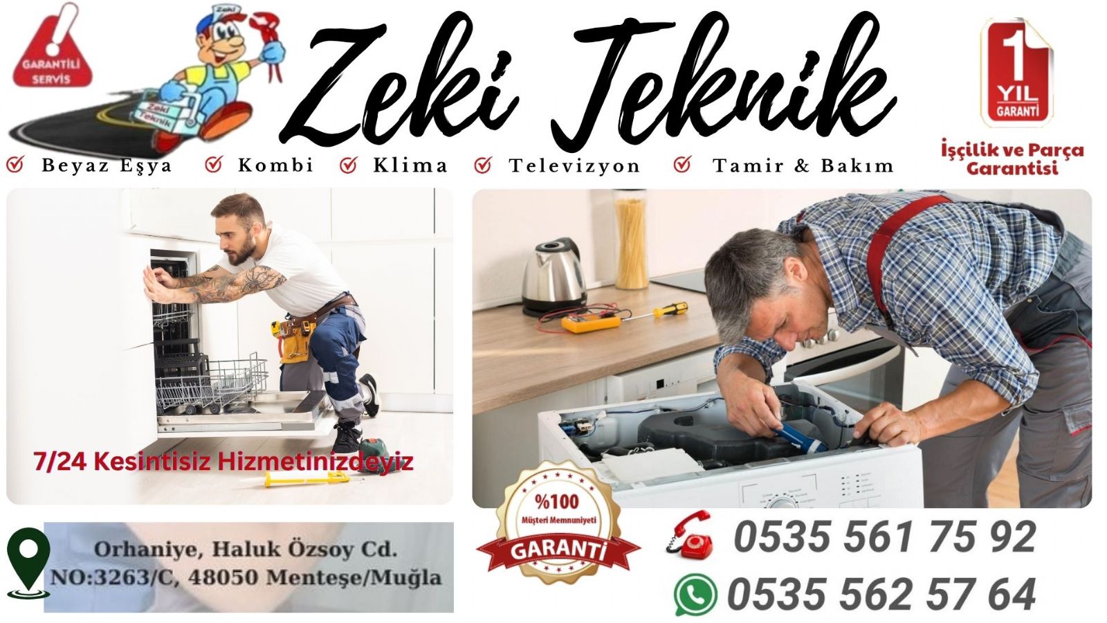 Muğla Beyaz Eşya Servisi 