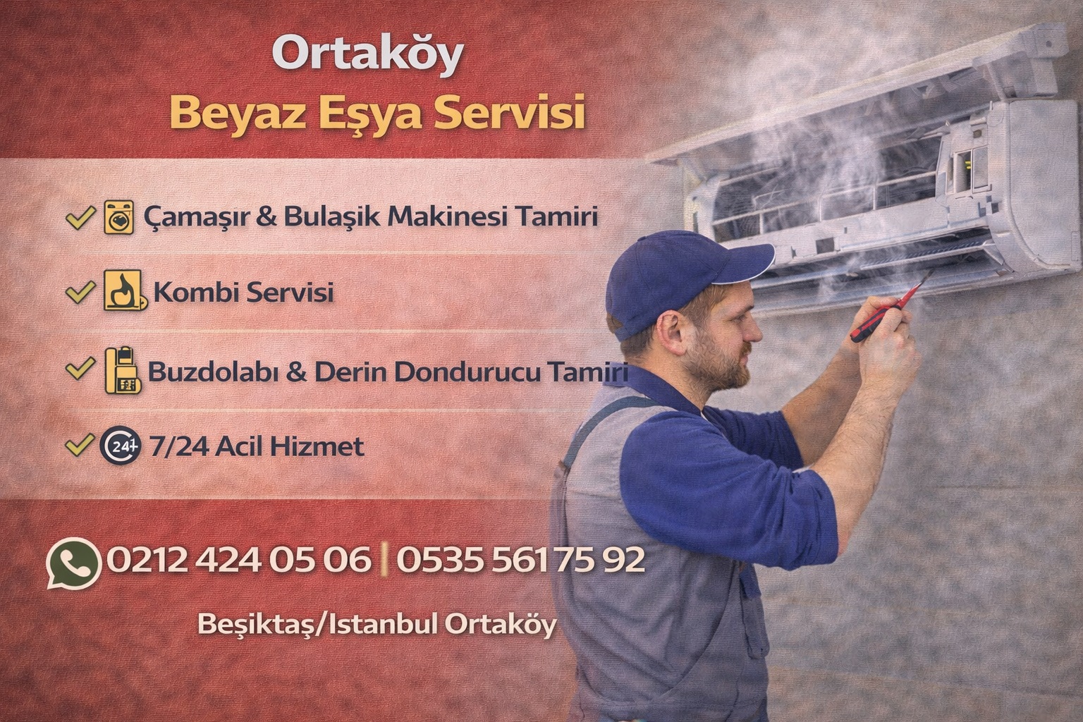 Ortaköy Beyaz Eşya Servisi