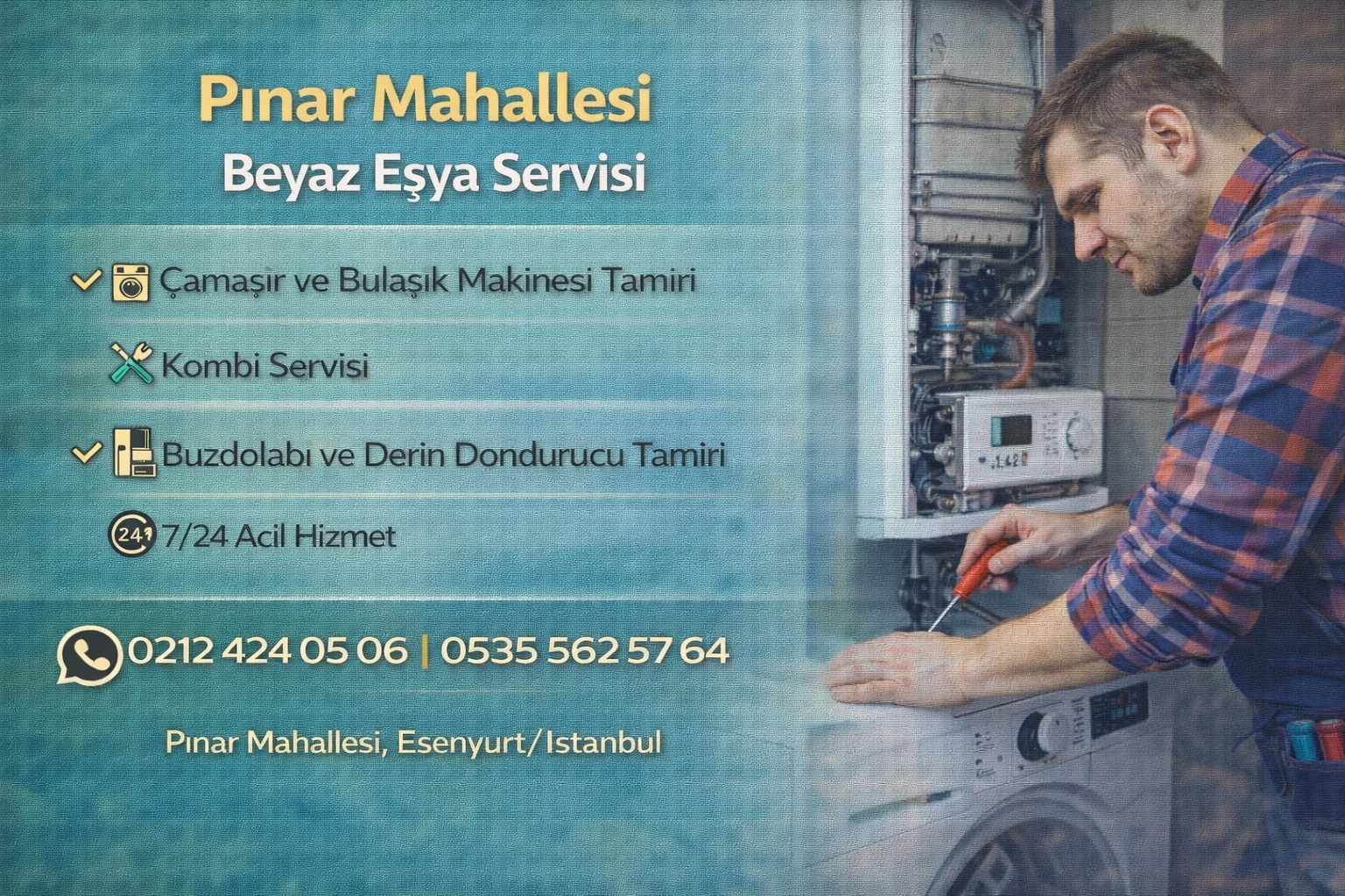 Esenyurt Pınar Mahallesi Beyaz Eşya Servisi